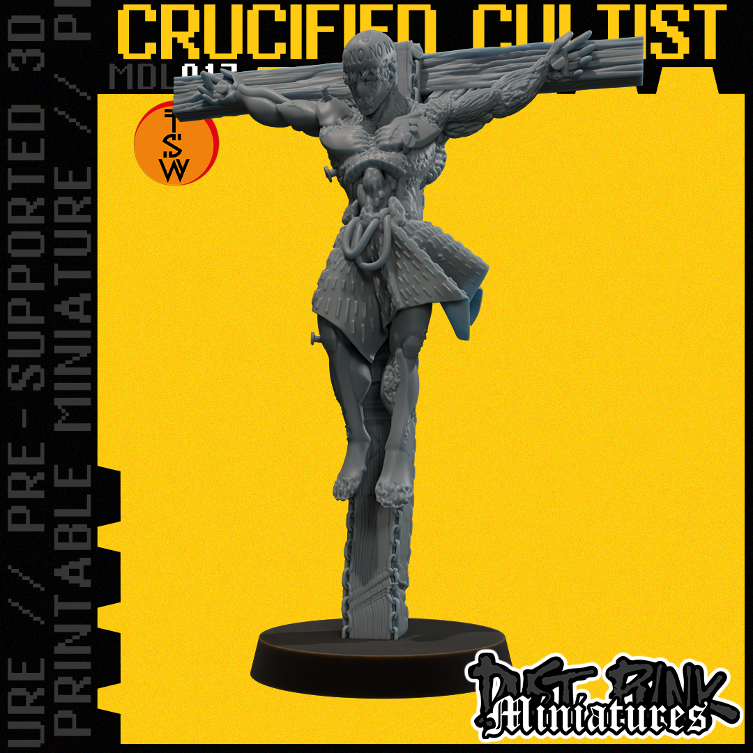 MDL017 CRUCIFIED CULTIST [PRE-SUPPORTED]